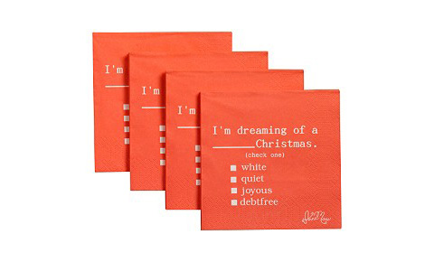dreaming of a… cocktail napkins