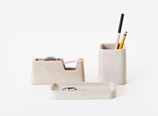 Concrete Desk Set