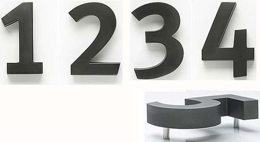 Contemporary House Numbers