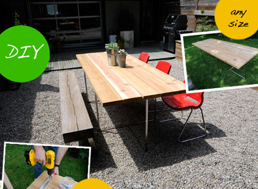 Custom Backyard Table