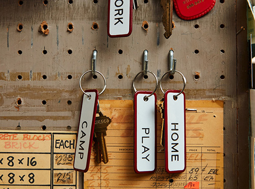 Enamel Steel Keychain