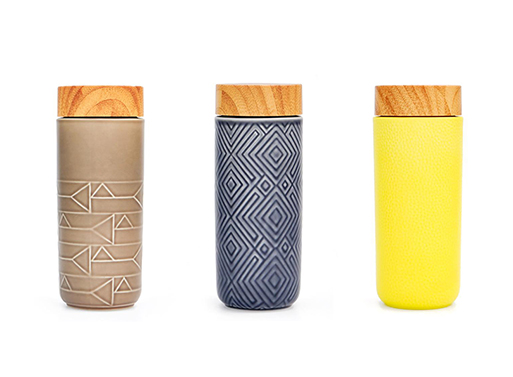 Geo Ceramic Travel Mug