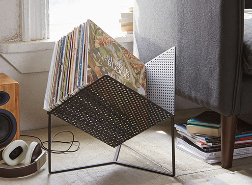 Half Cube Vinyl Rack — ACCESSORIES -- Better Living Through Design