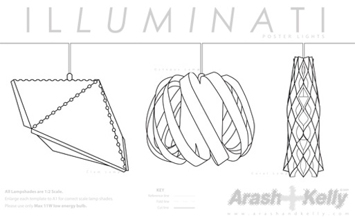 Illuminati Poster Light Patterns