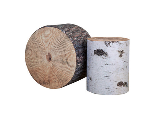 Krone Hanssen Wood Stubbe Poufs