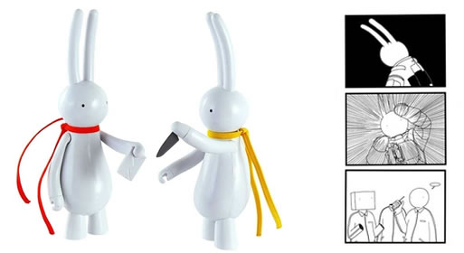 Lapin Figures + Book by Mr. Clement