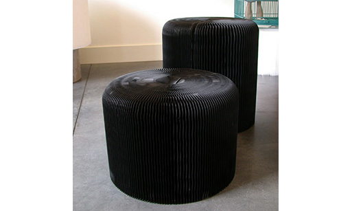 Molo Fanning Stool- Black