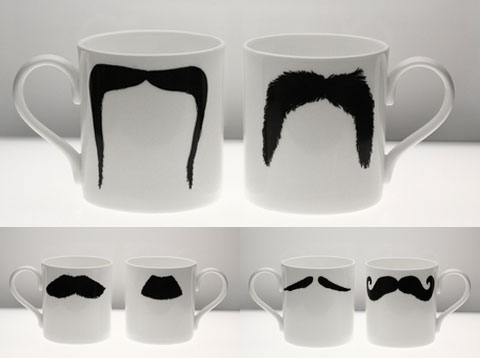 Moustache Mugs