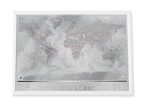 Platinum Scratch World Map