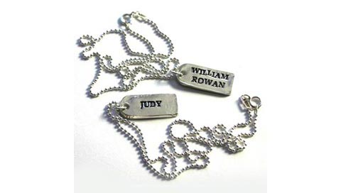 Custom Tag Necklace