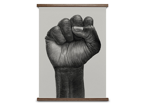 Raised Fist Poster