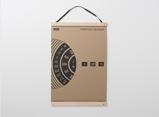 TAIT Design Co. Perpetual Wall Calendar