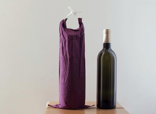 Washi Paper Wine Bottle Bag