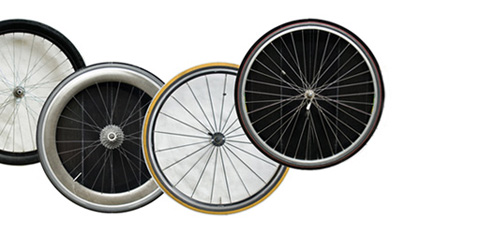 Bicycle Wheel Coasters by Ella Doran