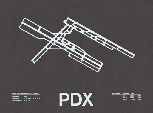 Airport Runway Screenprints