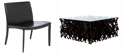 Andrew Chair and Twig Coffee Table (Sale)