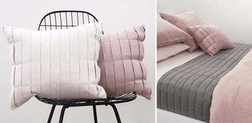 Area Fold Pillows (& Quilt)