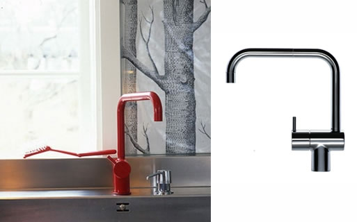 Vola Faucet by Arne Jacobsen and woods wallpaper