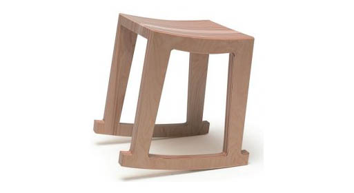 Context Furniture Narrative Rocker Stool