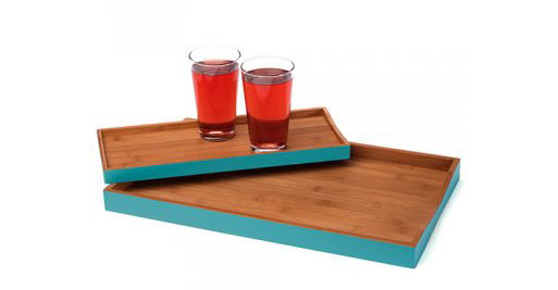 Aqua Serving Trays