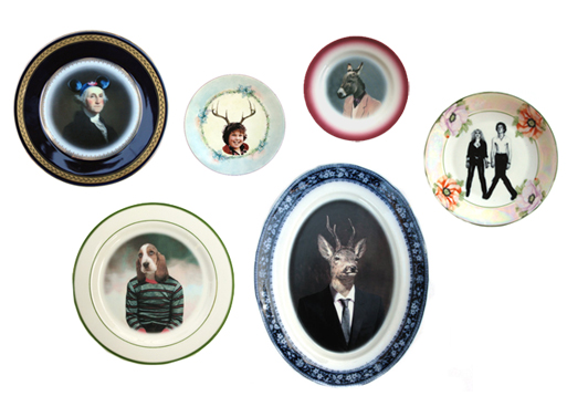 Altered Antique Plates