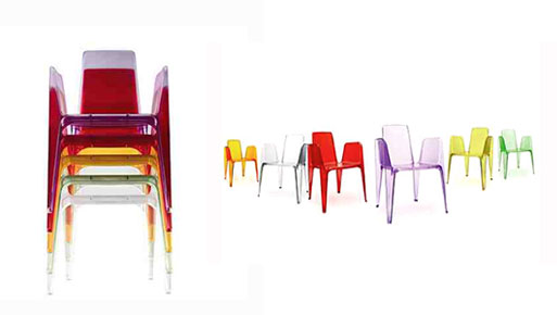 Bella Rifatta stacking chair