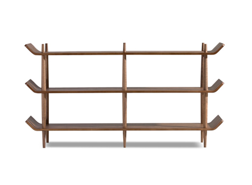 Bentwood Walnut Shelves