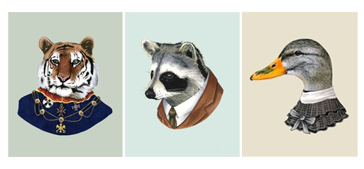 Berkley Illustration Animal Portraits