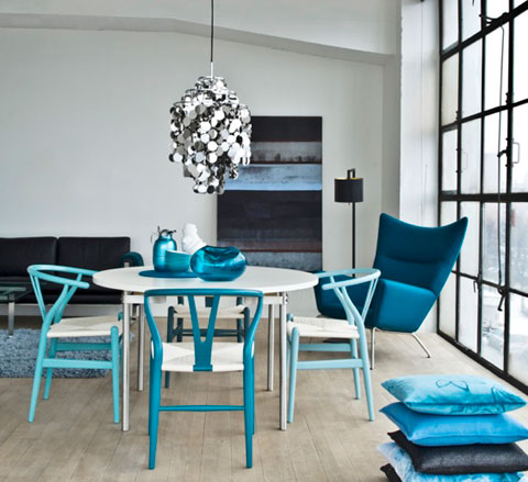 CH24 Wishbone Chair – Blue Series