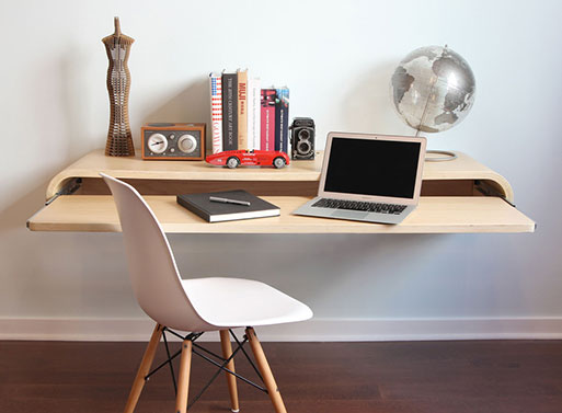 Minimal Float Wall Desk