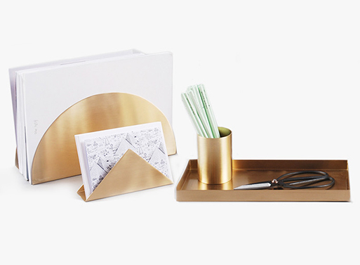 Brass Desk Set