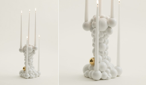 Bubbles Candle Holder
