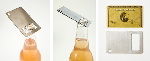 Wallet Sized Stainless Steel Bottle Opener