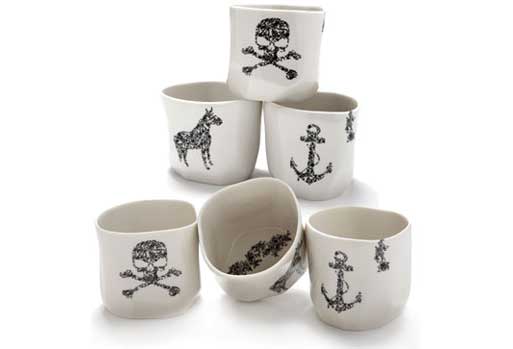 Ceramic Cups by Sarah Cihat