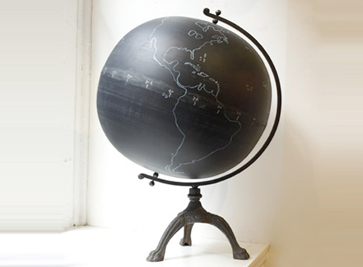 Chalkboard Globe