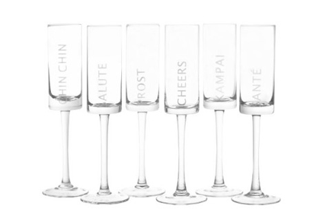 Celebration Champagne Flute, Set of 6