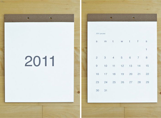 2011 Clipboard Calendar