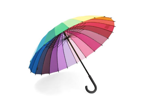 Color Wheel Umbrella