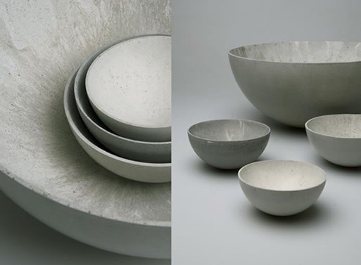 Concrete Bowls for BETONIU by Stephan Schulz