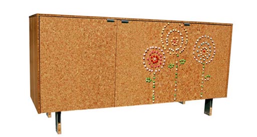 Mod Cork Credenza