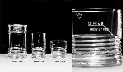 Engineering Collection Glassware by Ruckl Crystal
