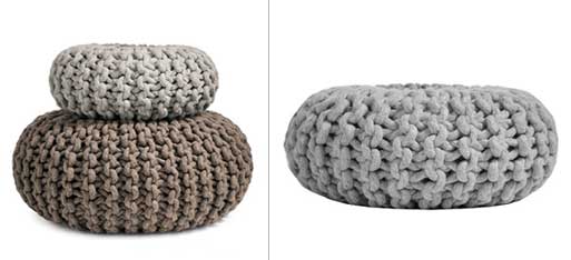 Flocks Pouf – Large and Medium