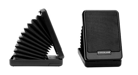 Kikkerland Portable Folding Speaker