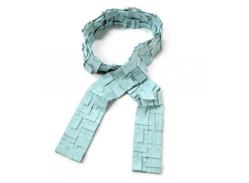 Aqua Modular Scarf