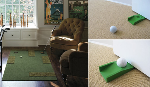 Putt Up or Shut Up Rug Kit and Golfer’s Doorstop