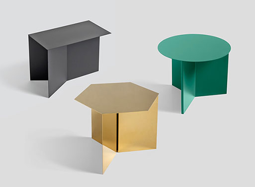 Slit Tables from Hay Studio