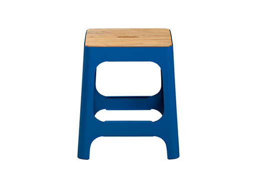 Hitch Peacock Blue Stool
