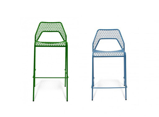 Hot Mesh Counter and Barstool