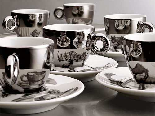 Illy Espresso Cups by William Kentridge