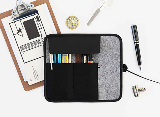 Indigo Basic Roll Pencil Case